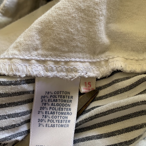 Tommy girl white shorts size 15 - Picture 3 of 4